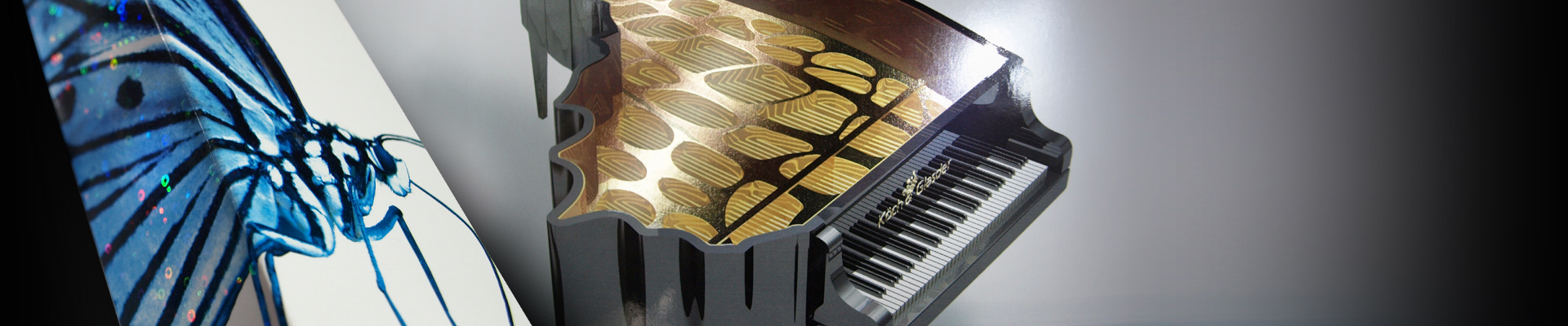 Diaschau Bild 2 Cast&cure-Beispielpackung Holo-Schmetterlingsflügel